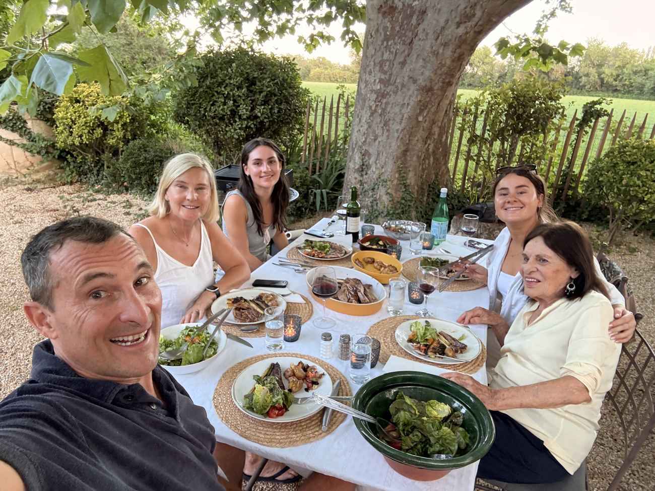 The long lunch under the plane tree