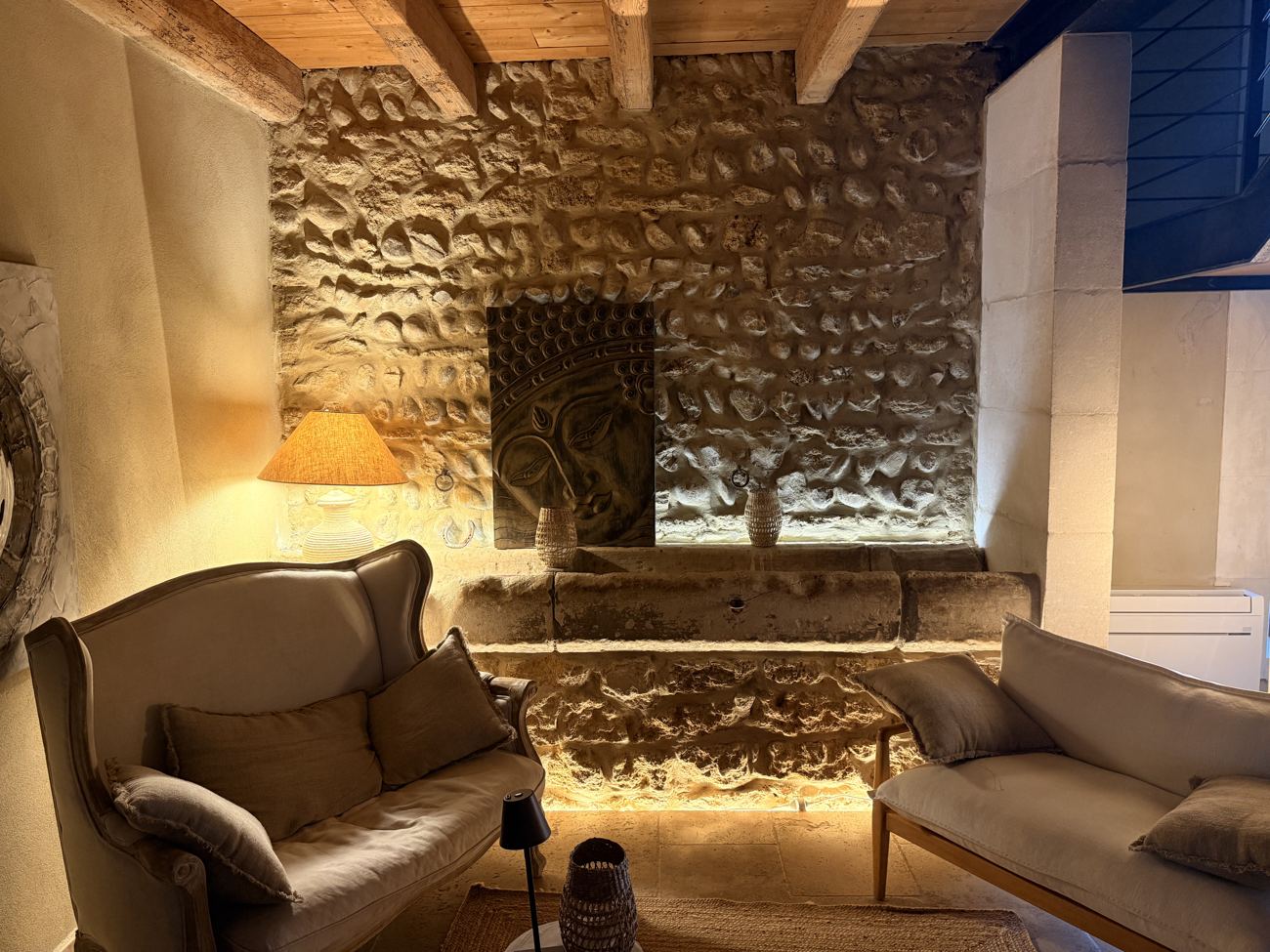 The stone lounge