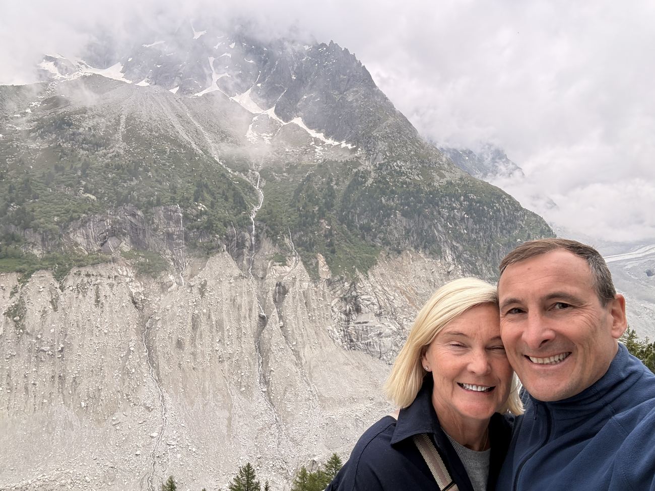 The two of us at the Mer de Glace