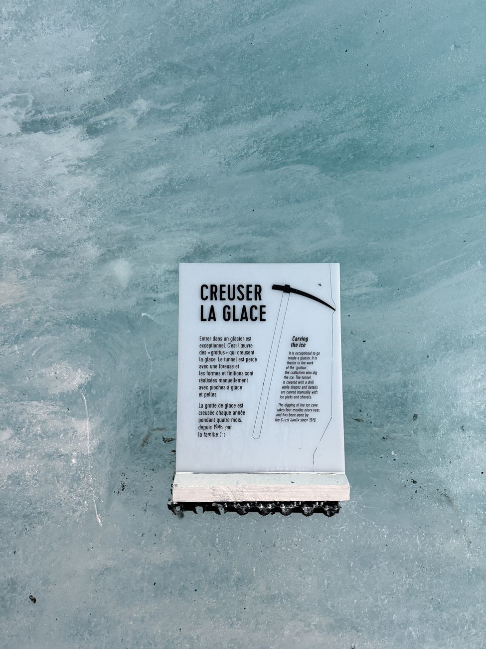 Creuser la glace