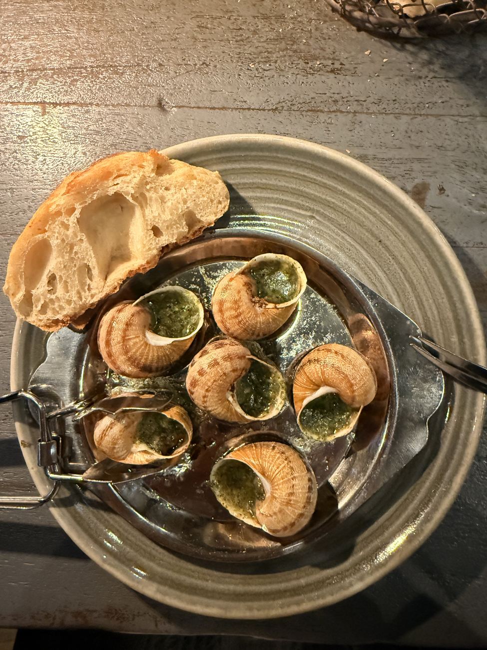 Escargots, by now a habit