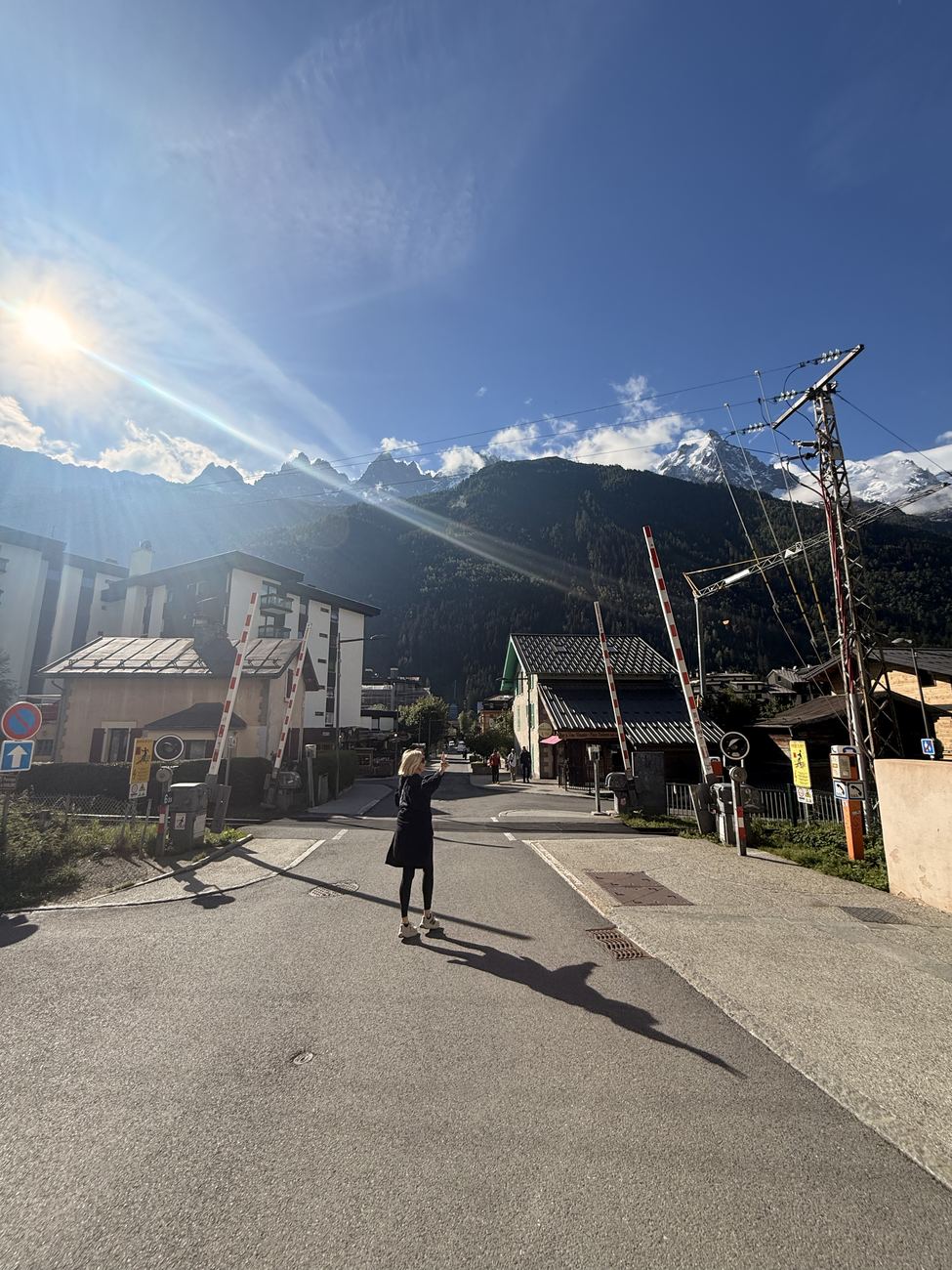 The walk to the lift