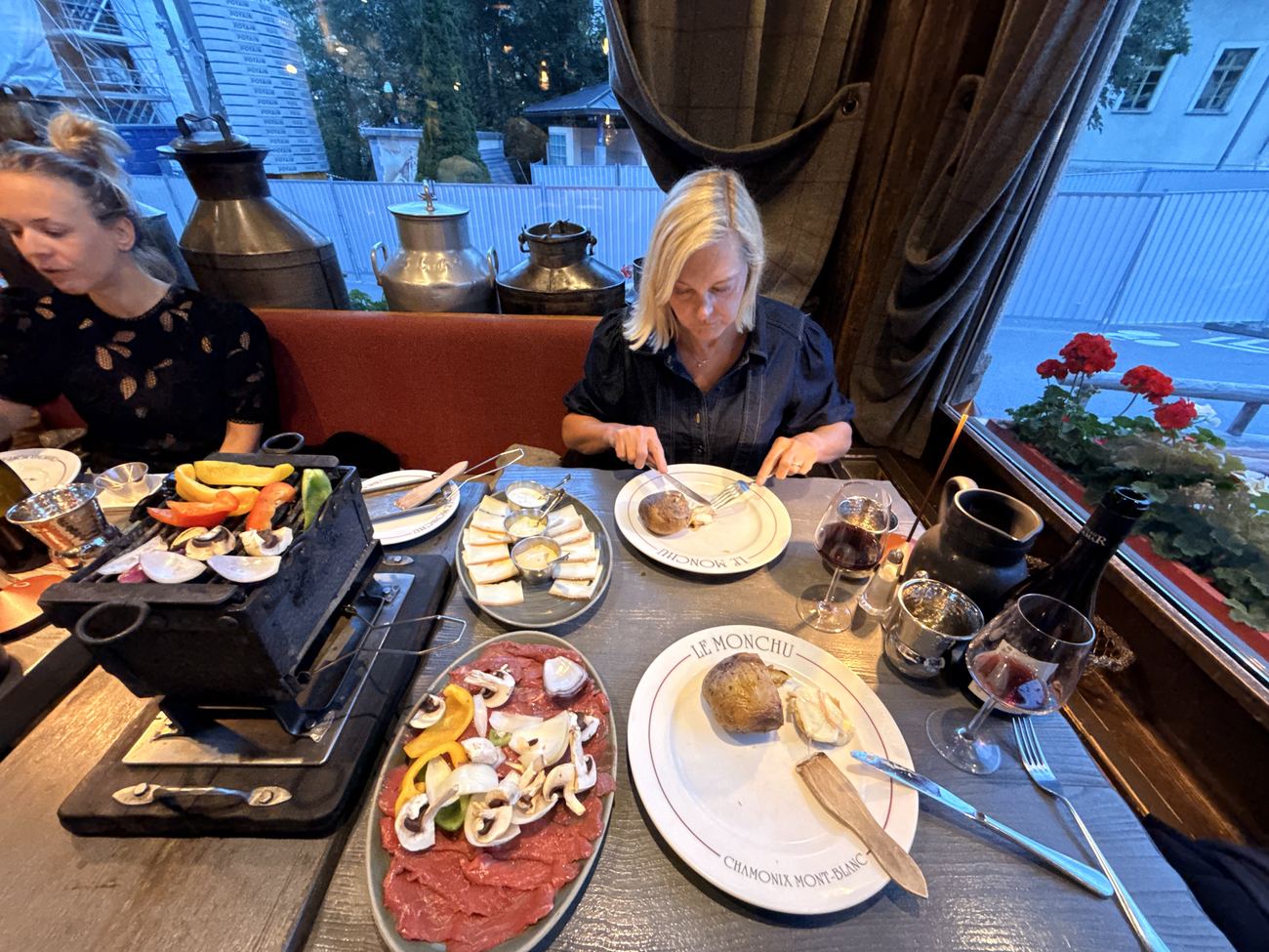 Raclette, underway