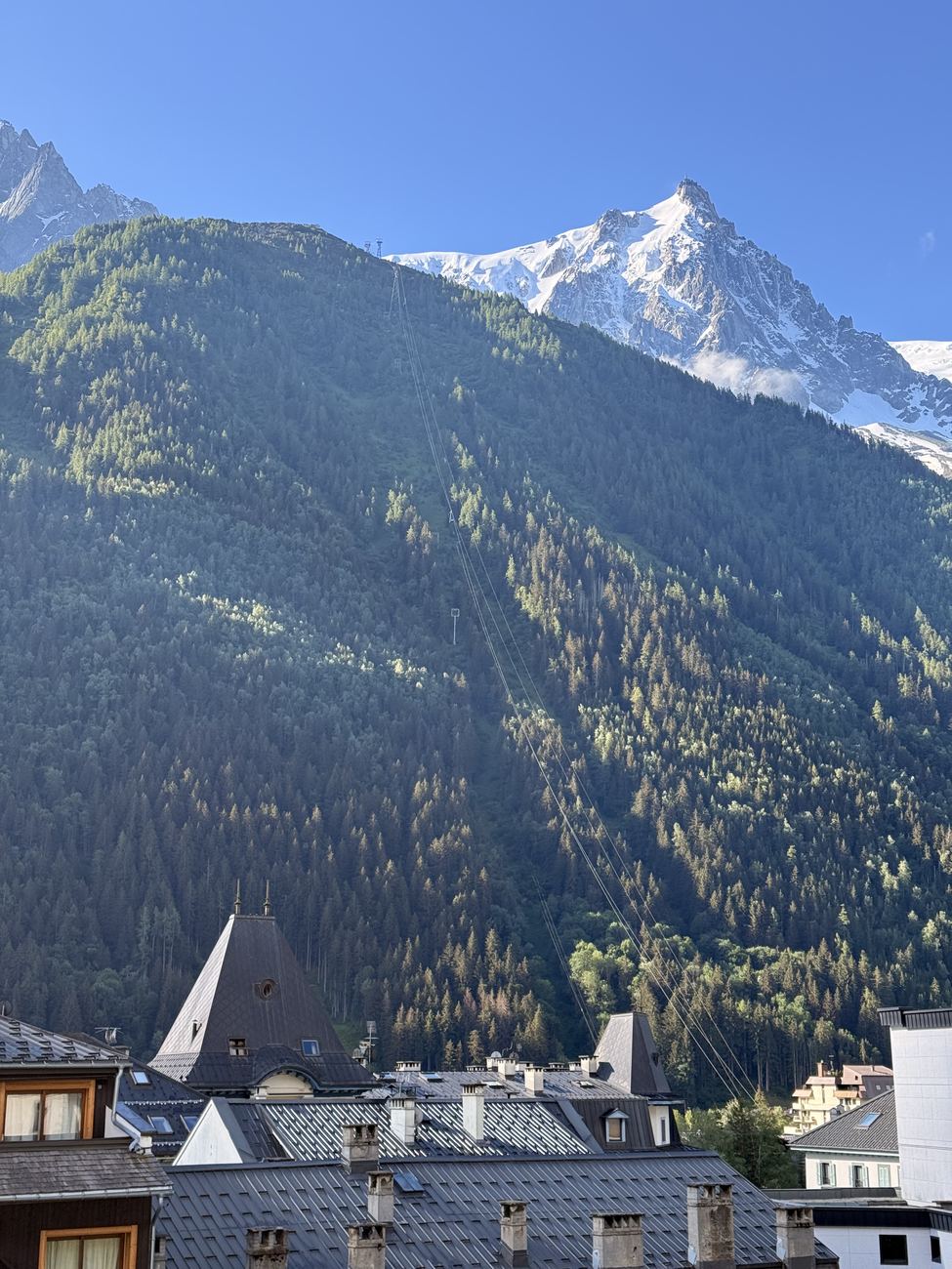 The peak from the balcony