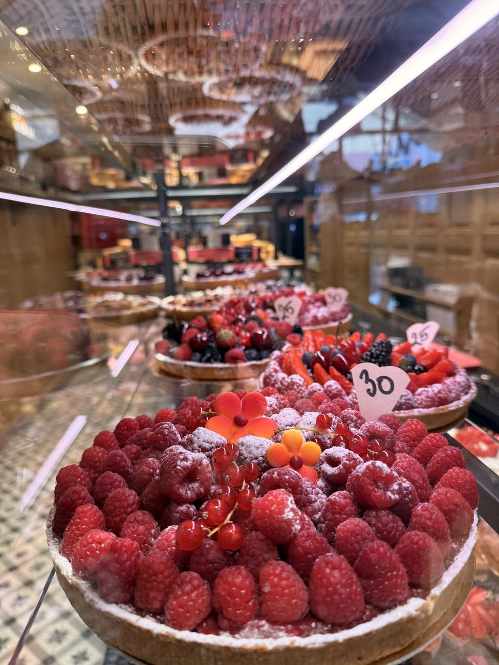 Berry tarts, first thing