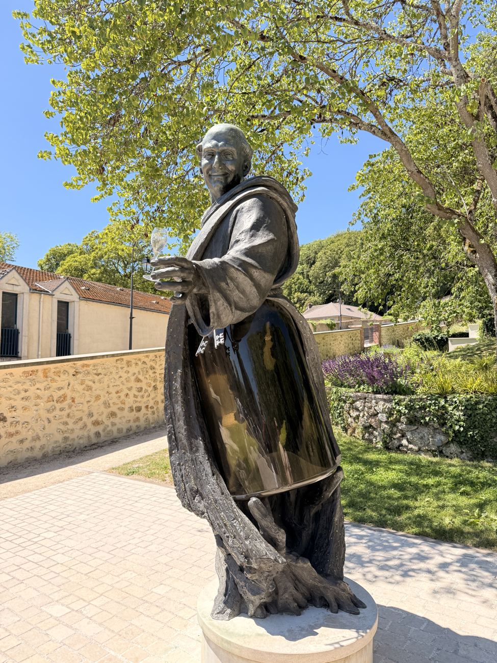The monk, in better light