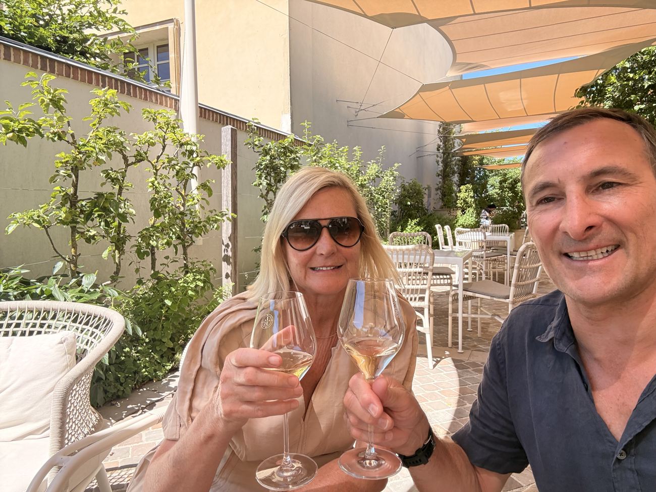 Flutes in the garden